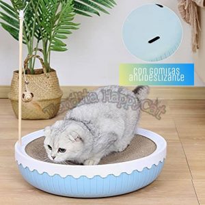 Rascador Cartón Ovalado Interactivo