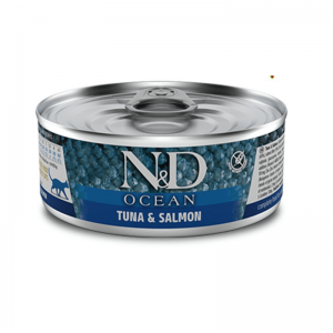 N&D Farmina Alimento Húmedo Cat Ocean Tuna y Salmon